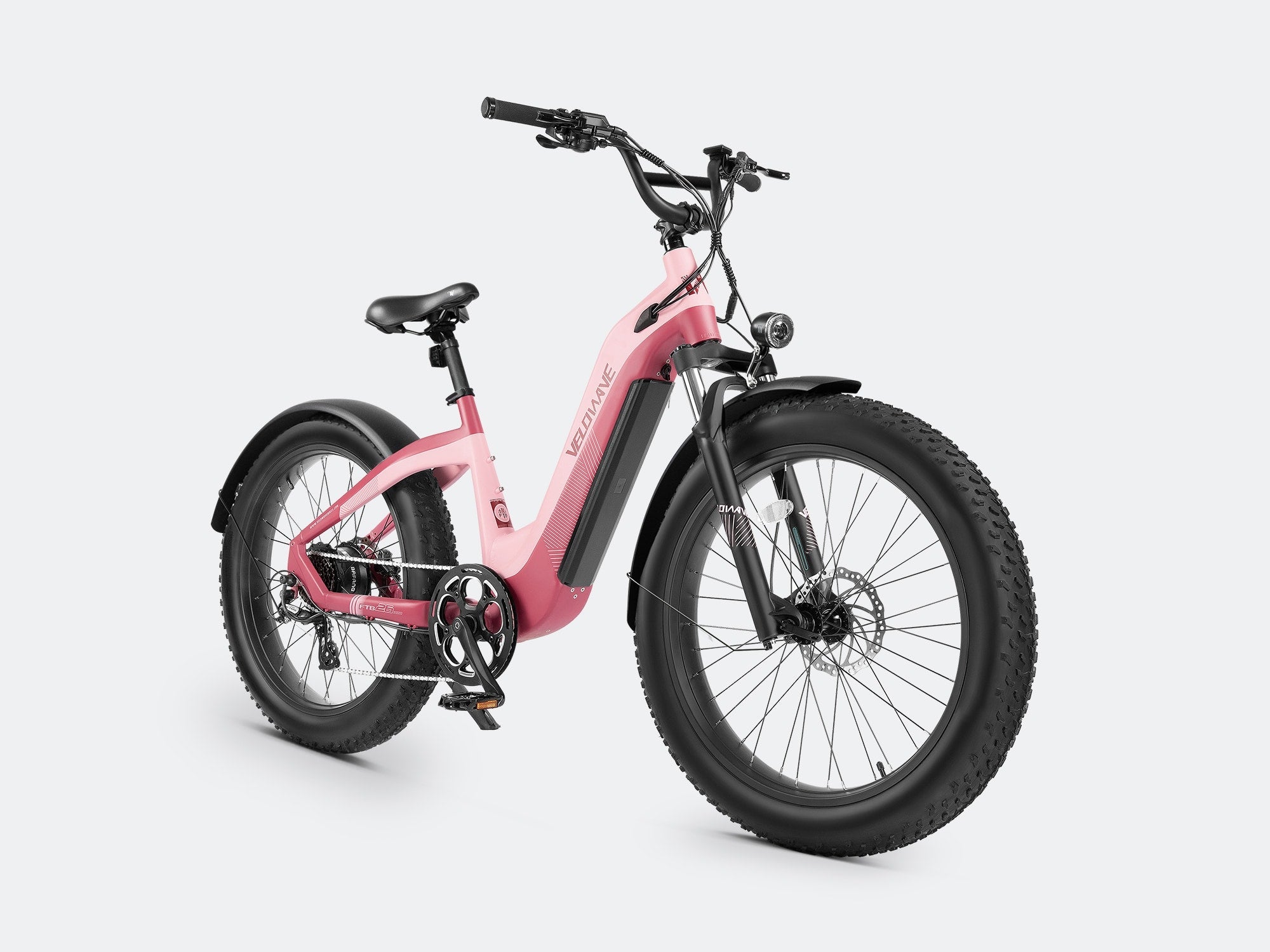 Velowave Grace 2.0 Step-Thru Electric Bike - Macaron Pink