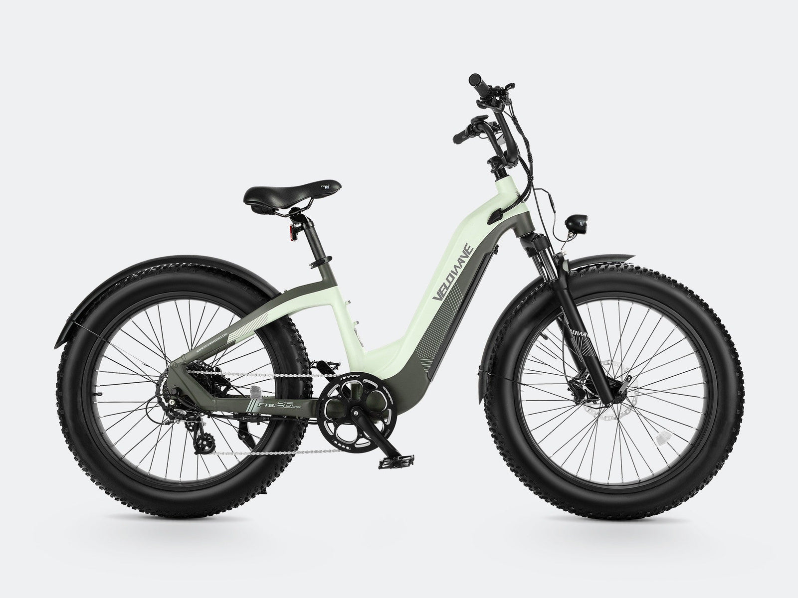 Velowave Grace 2.0 Step-Thru Electric Bike - Mint Green