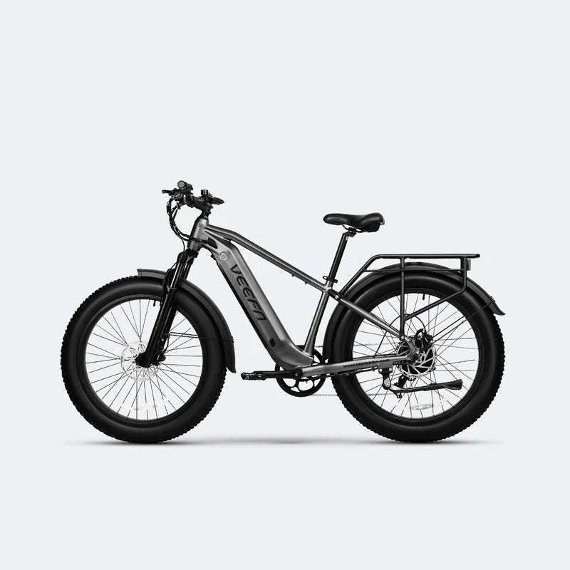 Veefa E1 26'' Step-Over Fat Tire Electric bike - Dark Gray