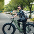 Veefa E1 26'' Step-Over Fat Tire Electric bike - Olive Green