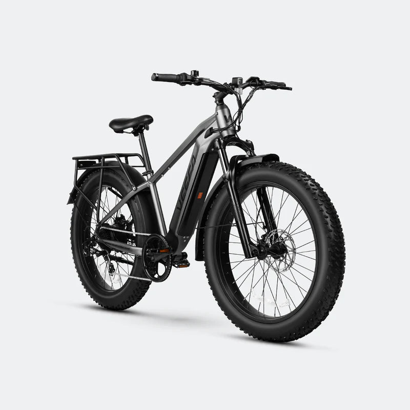 Veefa E1 26'' Step-Over Fat Tire Electric bike - Dark Gray