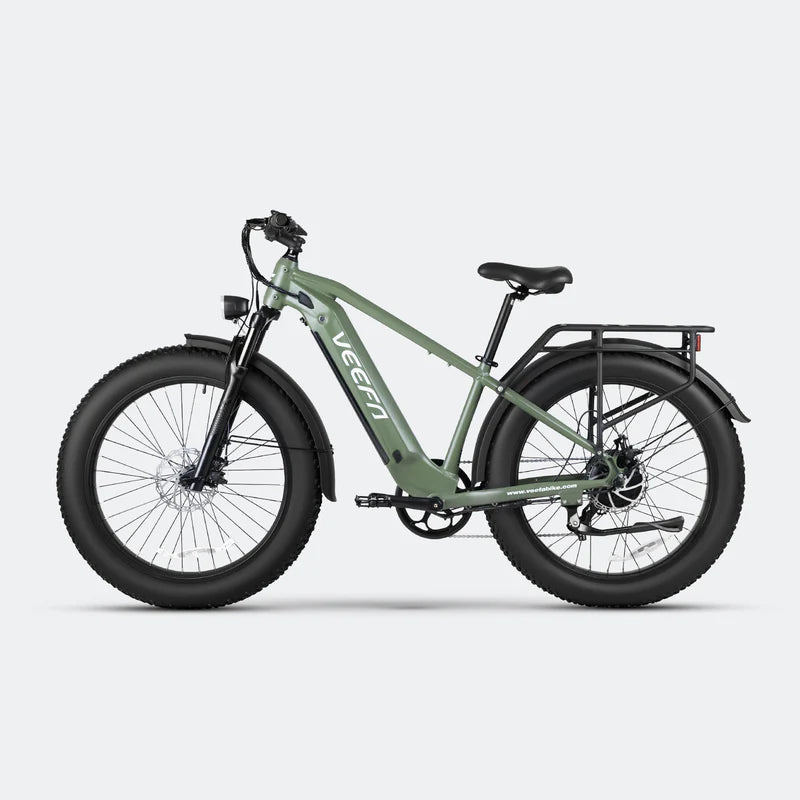 Veefa E1 26'' Step-Over Fat Tire Electric bike - Olive Green