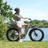 Veefa L1 26'' Step-Thru Fat Tire Electric bike - Dusty Pink