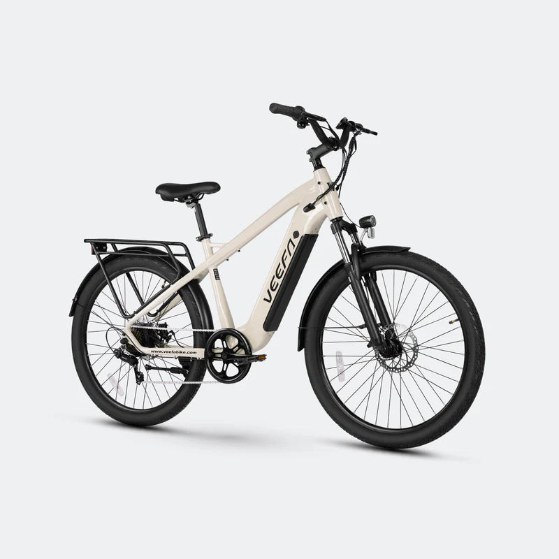 Veefa M2 27.5" City Series Electric Bike - Warm Gray