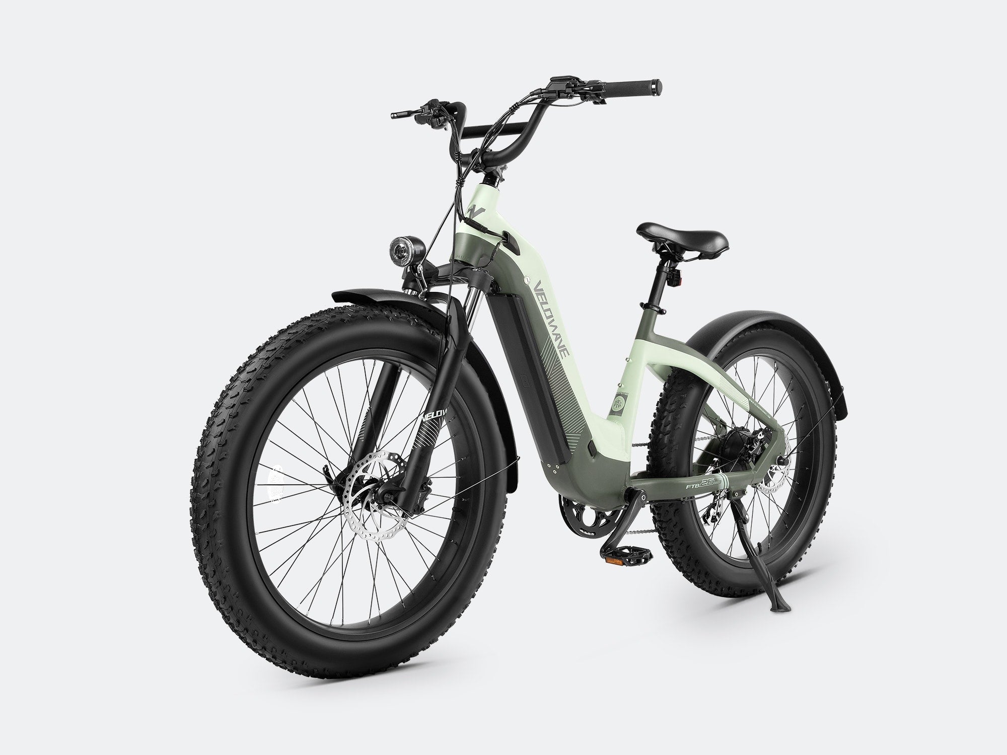 Velowave Grace 2.0 Step-Thru Electric Bike - Mint Green