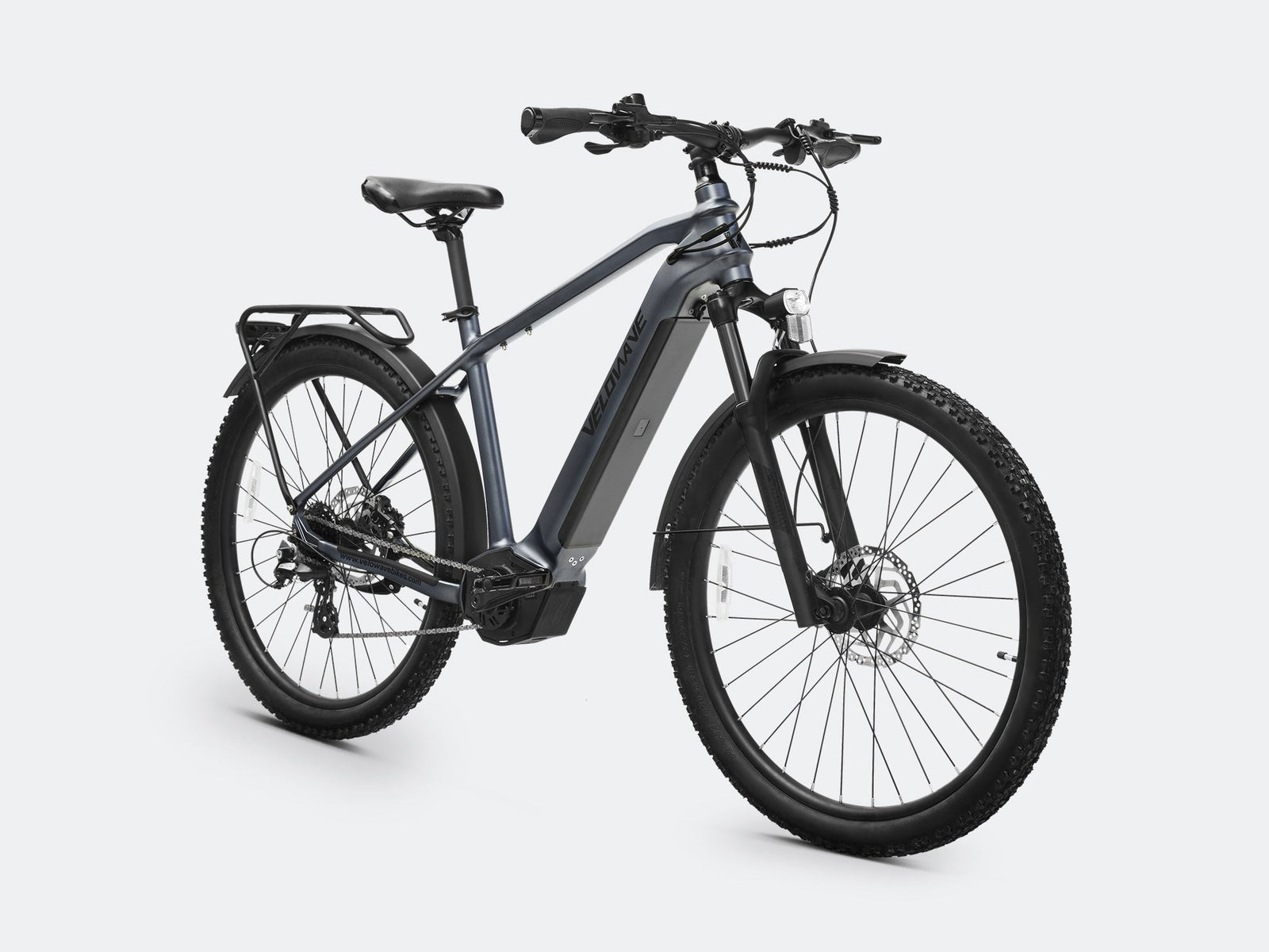 Velowave Swift M Mid-Drive Electric Bike - Blue Gray