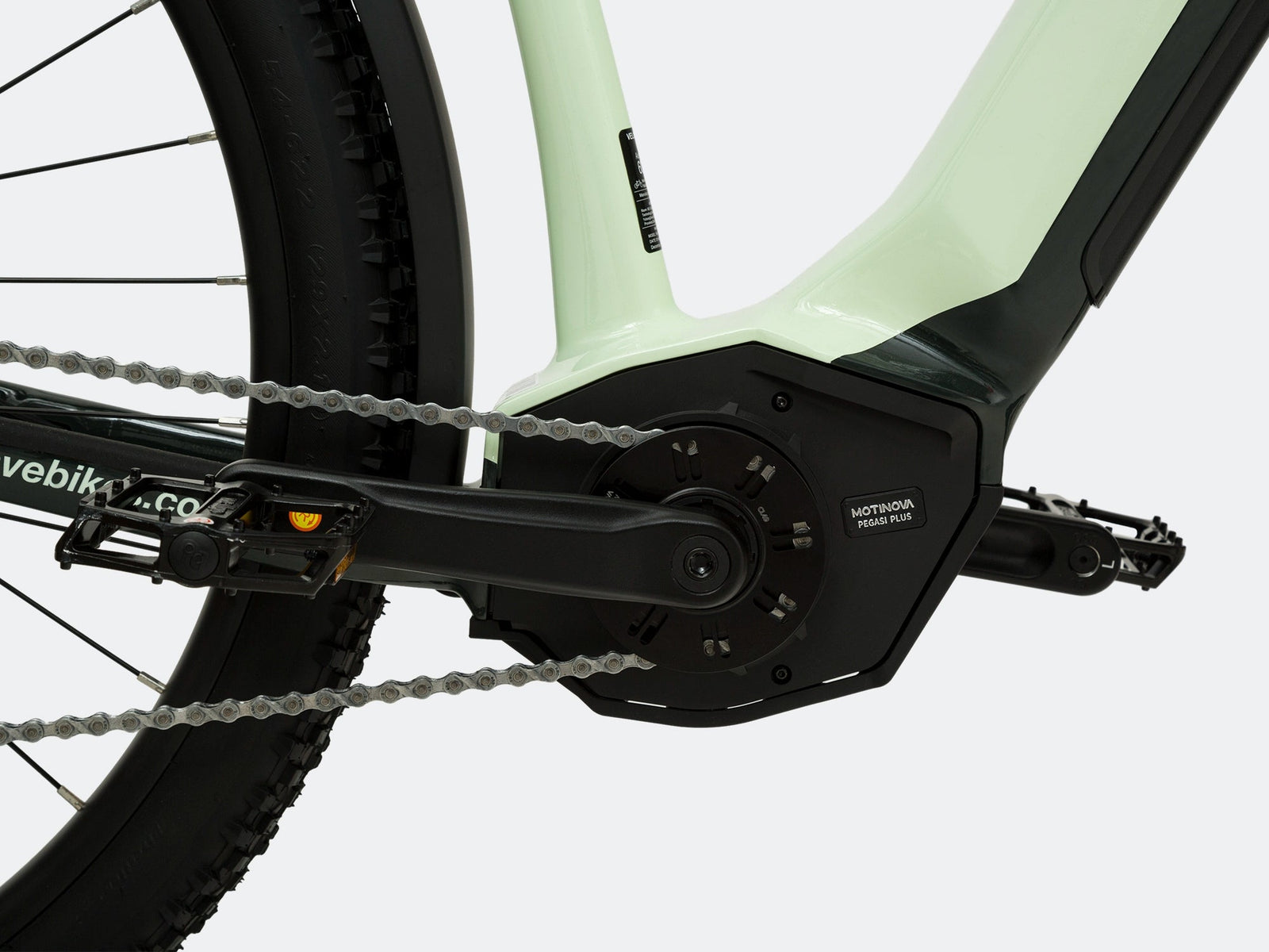 Velowave Swift M Mid-Drive Electric Bike - Blue Gray