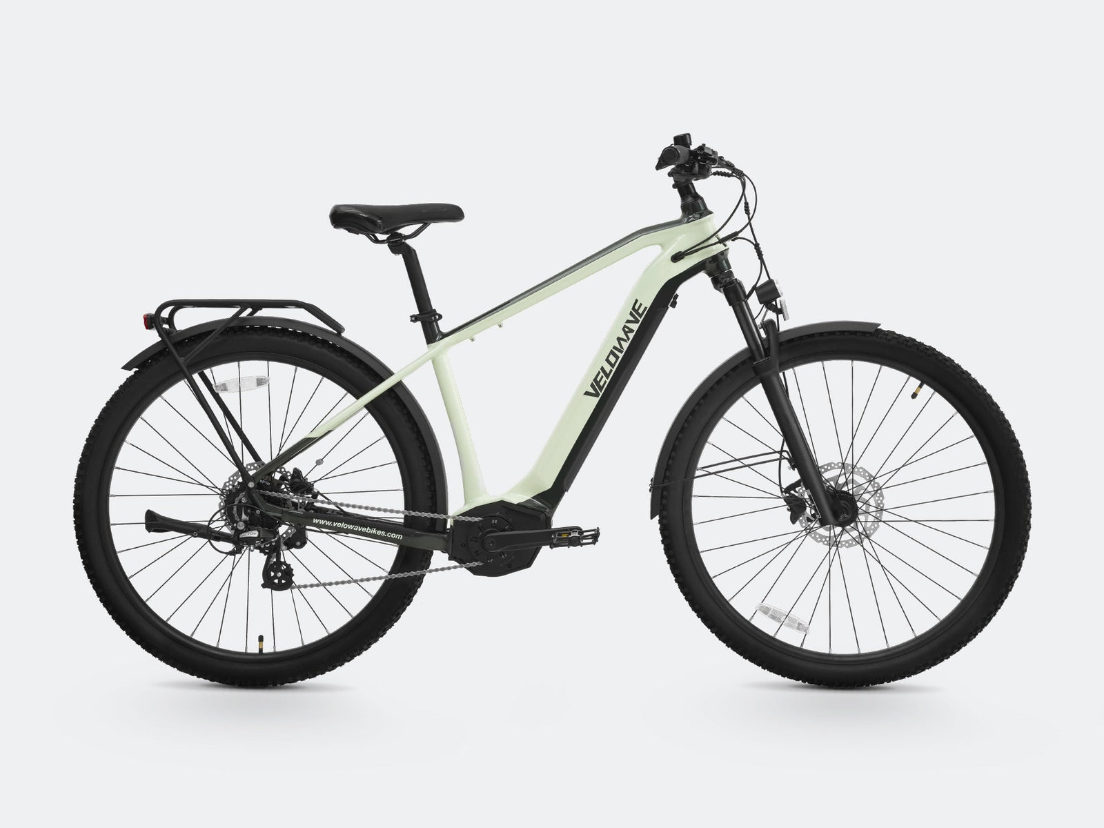 Velowave Swift M Mid-Drive Electric Bike - Macaron Green